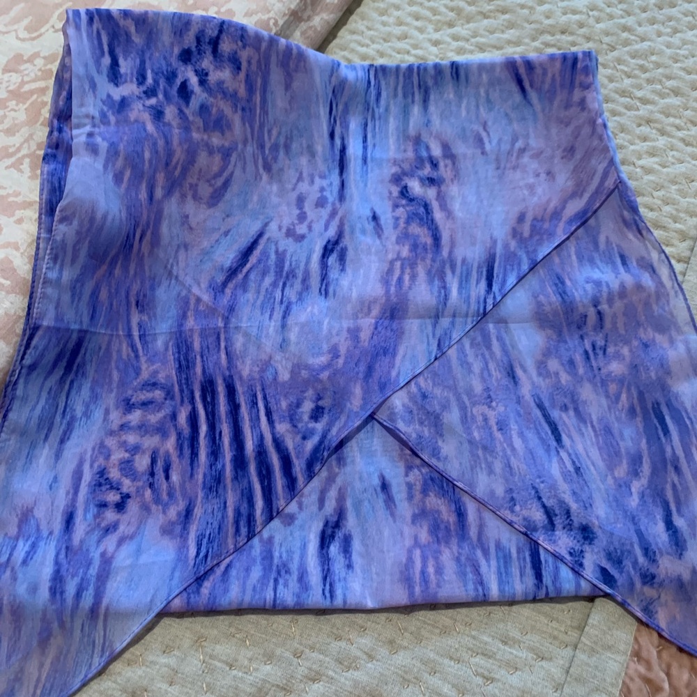 Women's Chico’s Blue and Purple Scarf